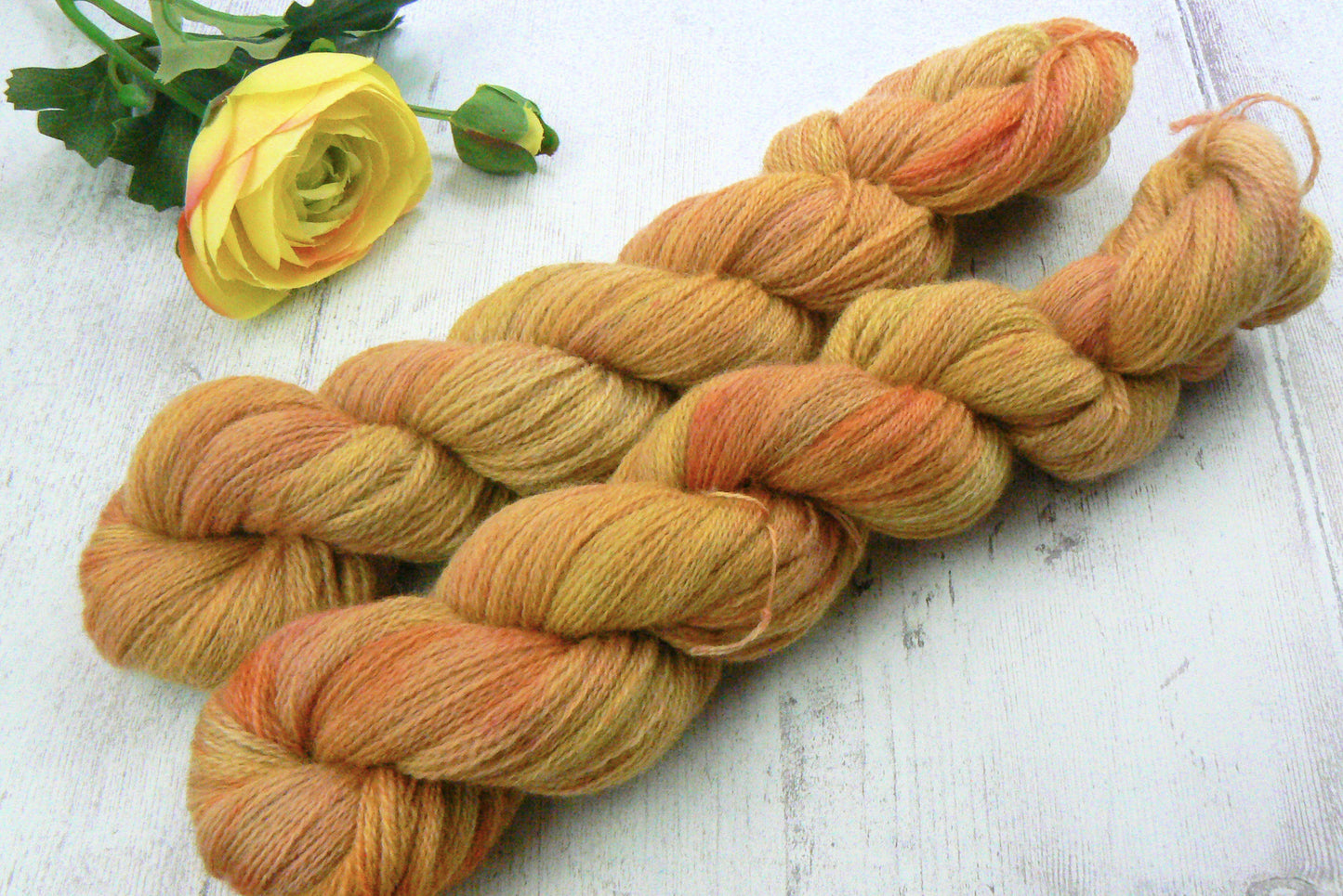 Autumn Gold, Falklands Cormo Wool Lace