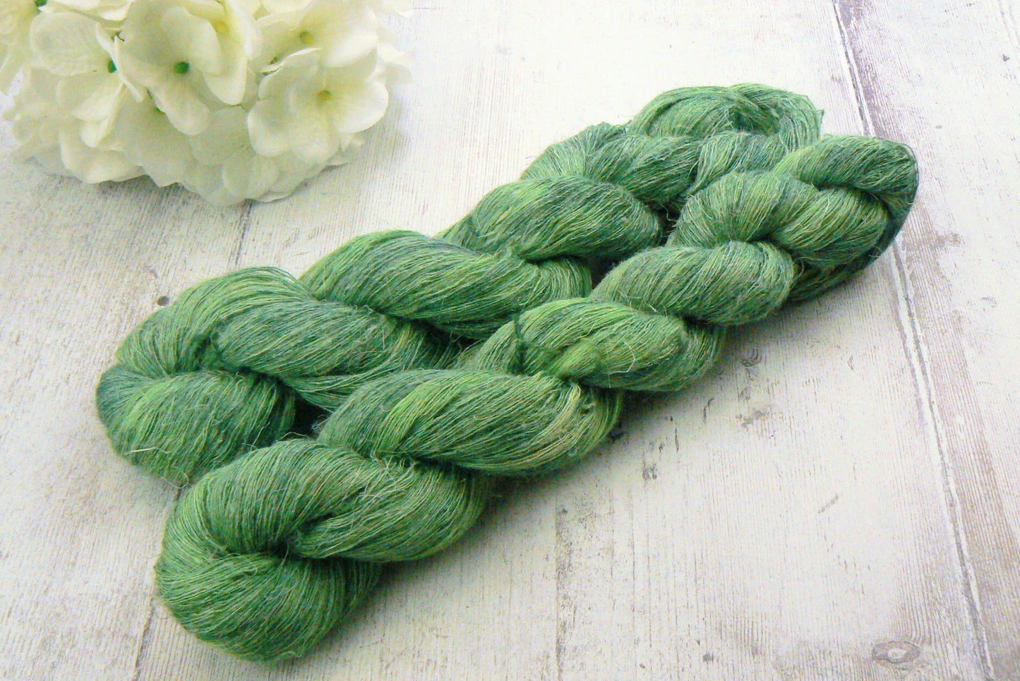 Shady Forest, Silk Linen Cobweb Lace
