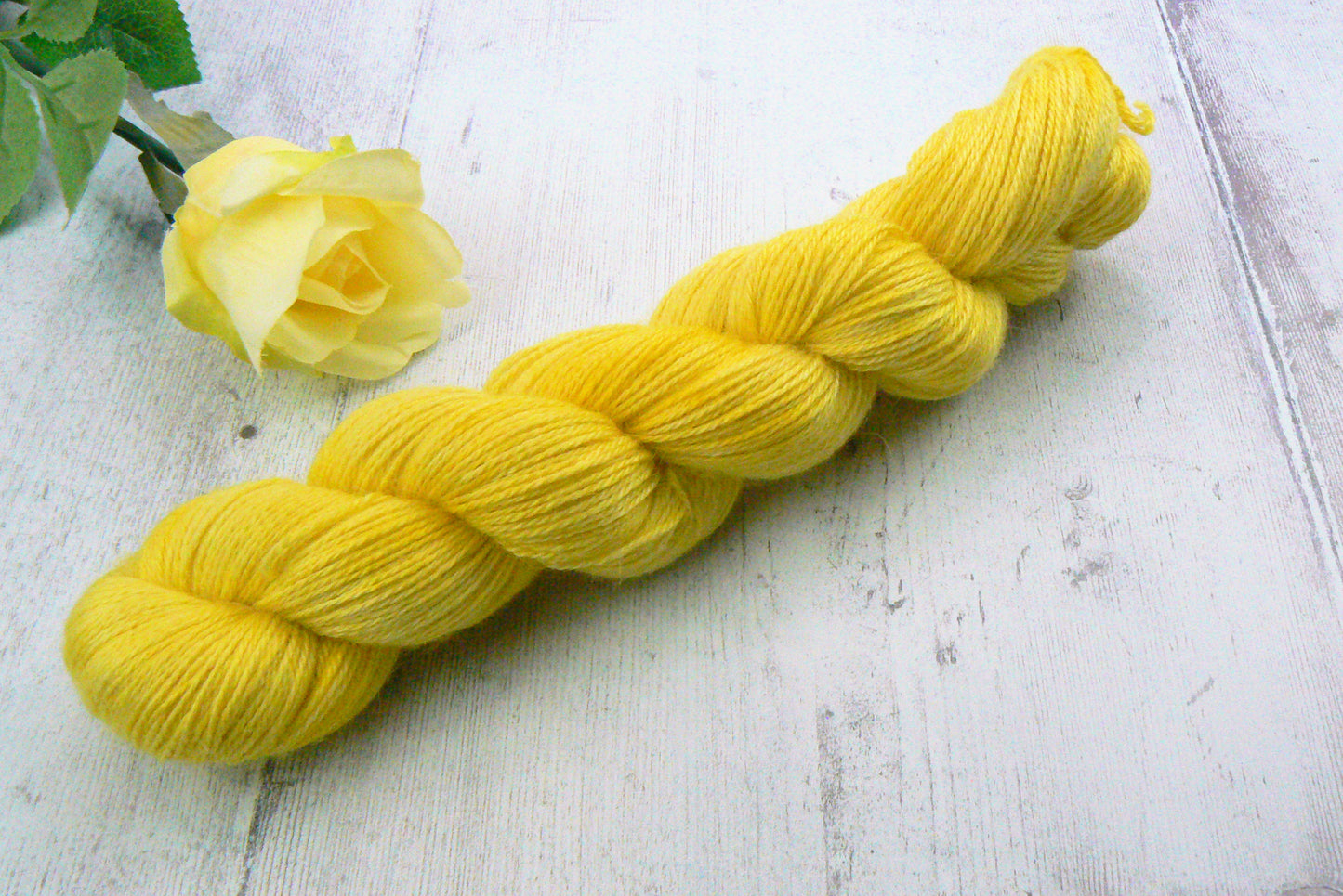 Sunny Yellows, Baby Alpaca Silk 4-ply