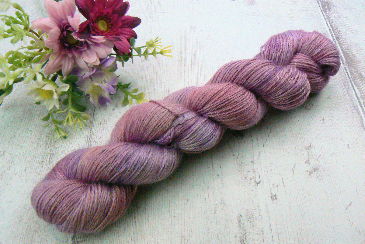 Wine and Roses, Baby Alpaca Silk 4-ply