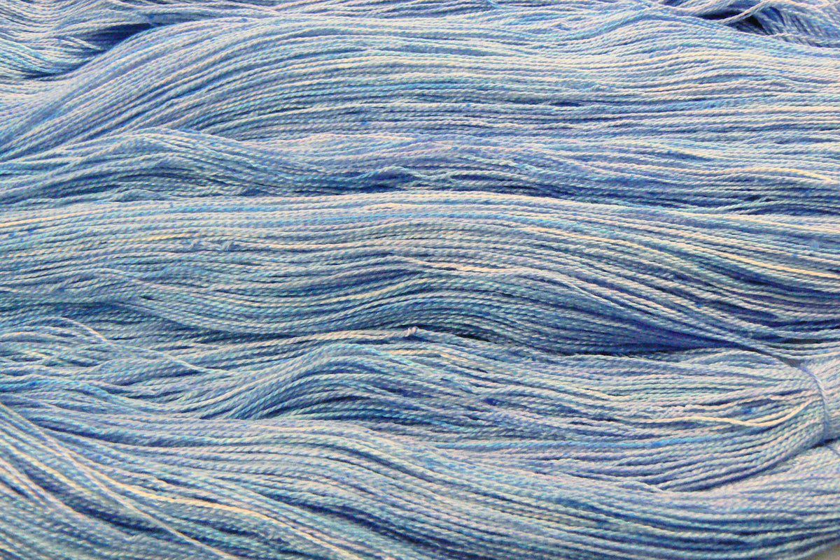 Iris Under a Summer Sky, Spun Silk Lace