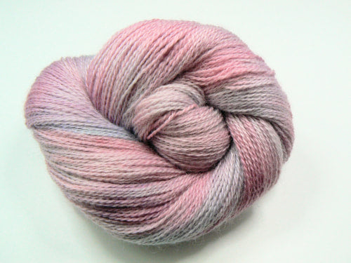 Rose in Silver, Corriedale Mohair 4-ply (COS)