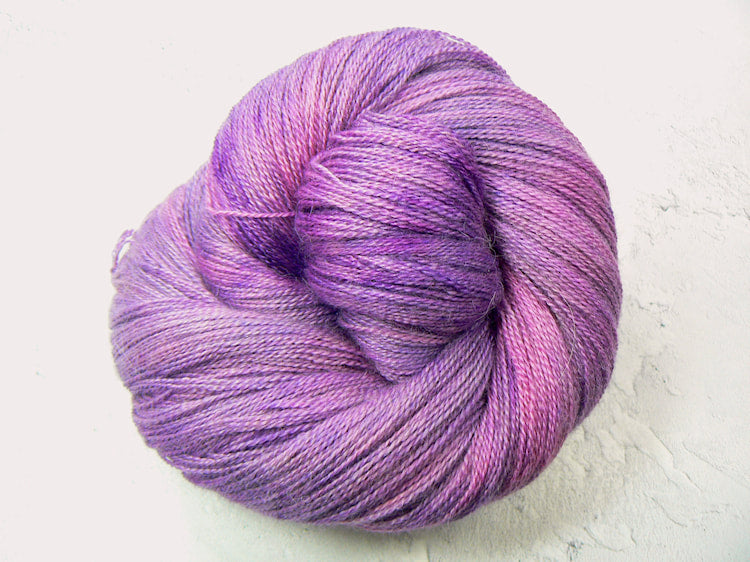 Antique Lavender, Baby Alpaca Silk Cashmere Lace