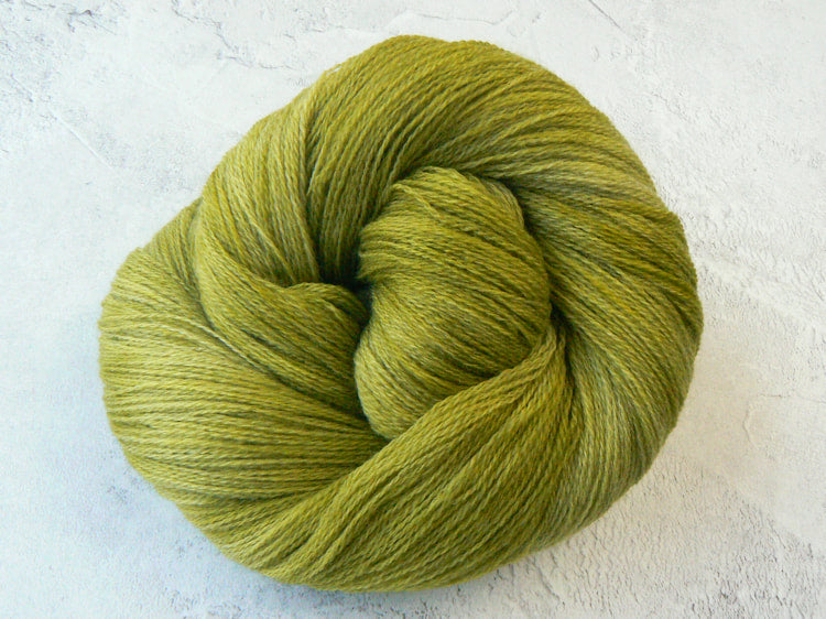 Rich Moss Green, Merino Fine Lace (MFL)