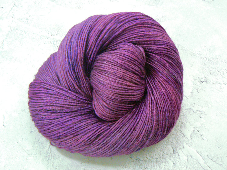 Positively Purple, Baby Camel Silk 4-ply (BCS)