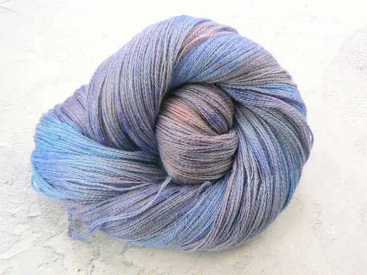 Red Sky in the Morning, Alpaca Silk Cashmere Sparkle Lace