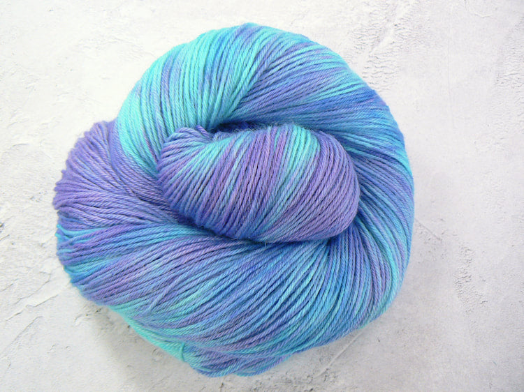 Aquamarine Sea, Falklands Merino Alpaca Silk 4-ply (FAS)
