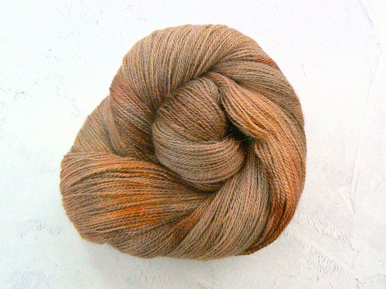Heavenly Hazelnuts, Baby Alpaca Silk Cashmere Lace