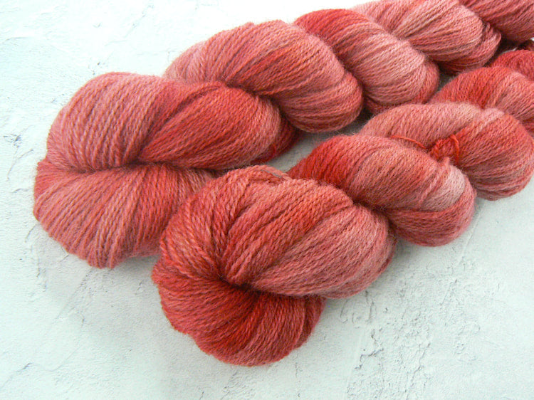 Poppy Paled, Falklands Cormo Wool Lace