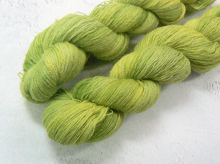 Acid Greens, Alpaca Fine Lace (AFL)
