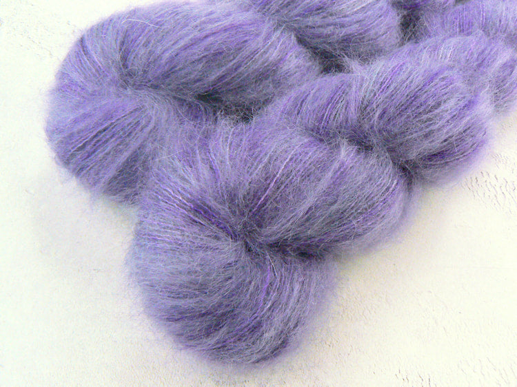Purple Tulip, Mohair Silk Lace (MML)