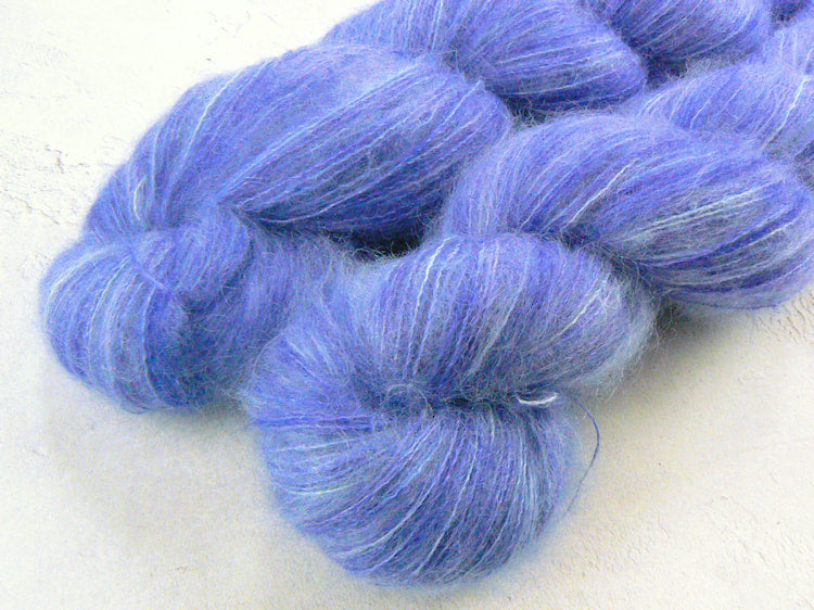 Blue Anemone, Mohair Silk Lace (MML)