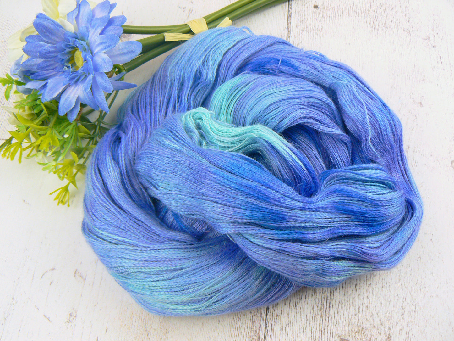 Tropical Paradise, Alpaca Silk Cashmere Fine Lace