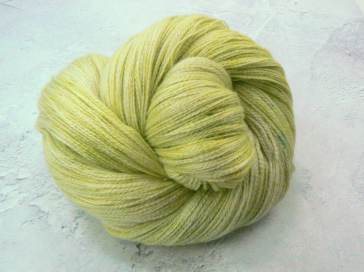 Frosted Fields, Alpaca Silk Cashmere Sparkle Lace