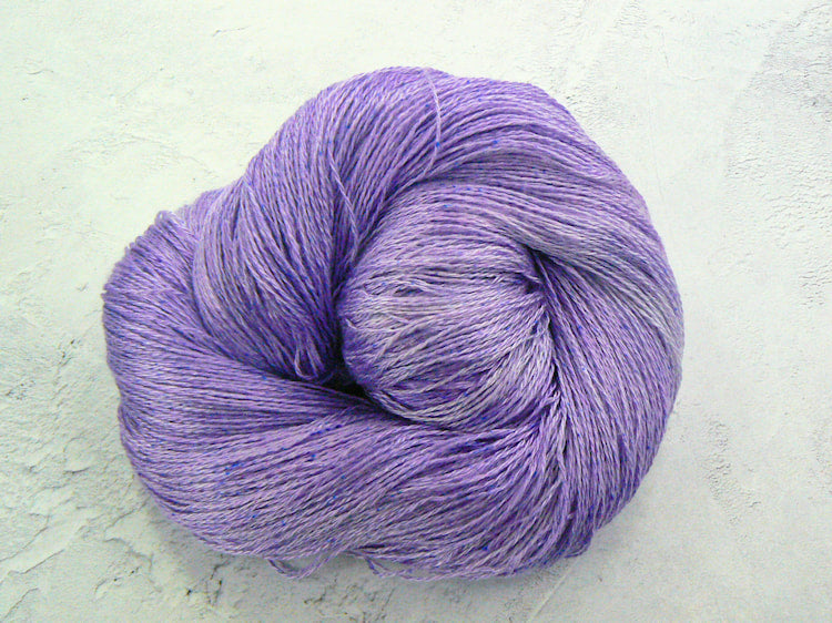 Lavender by Moonlight, Mulberry Silk Lace