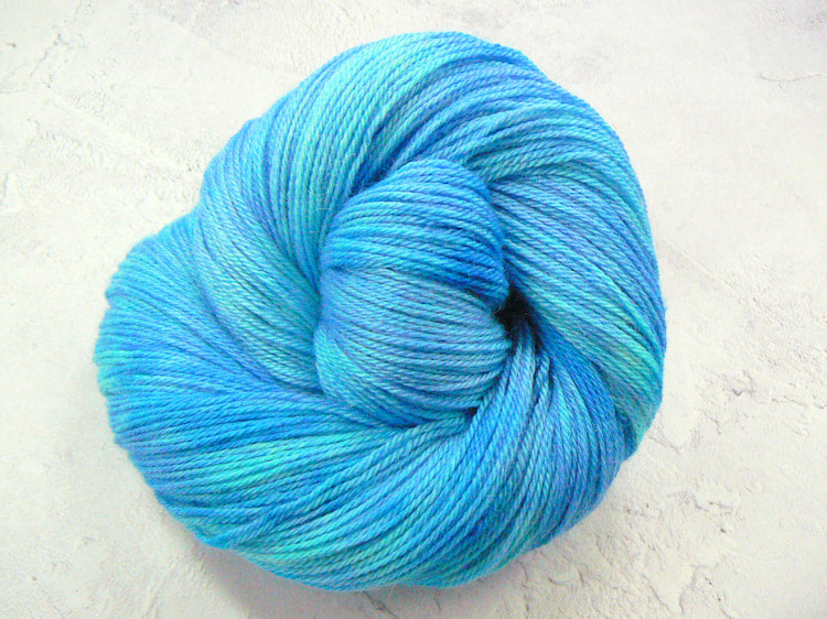 Tropical Paradise, Baby Alpaca Silk Cashmere 4-ply (ACS)