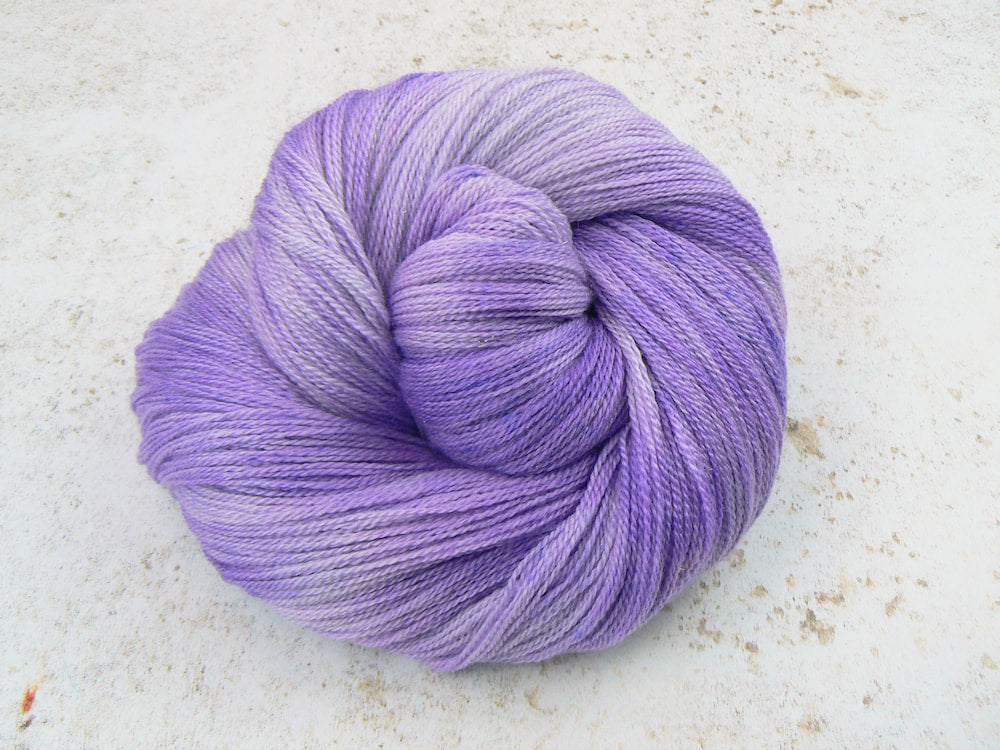 Lavender by Moonlight, Merino Silk Sparkle Lace (SPL)