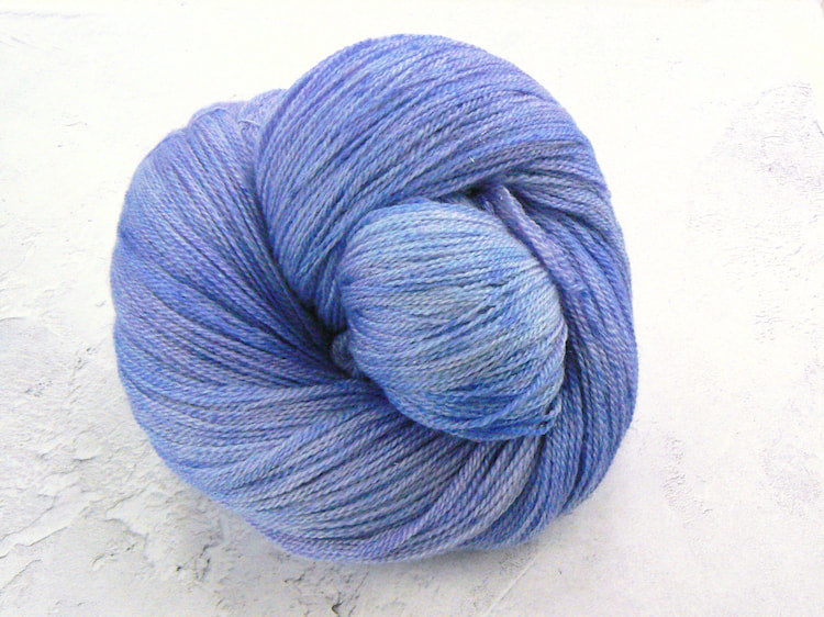 Iris Under a Summer Sky, Merino Silk Sparkle Lace (SPL)
