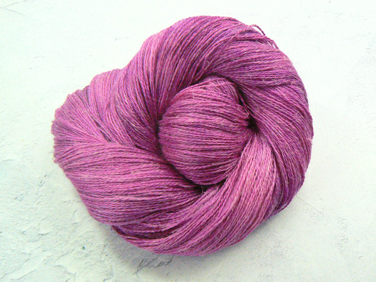 Magenta Orchid, Alpaca Silk Linen Heavy Lace (HASL)
