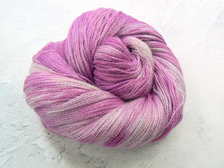 Pink Waterlily, Alpaca Silk Lace (PSL)