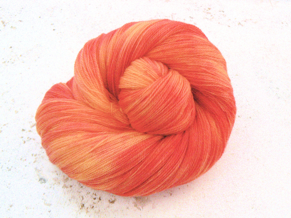 Peach Sorbet, Merino Fine Lace (MFL)