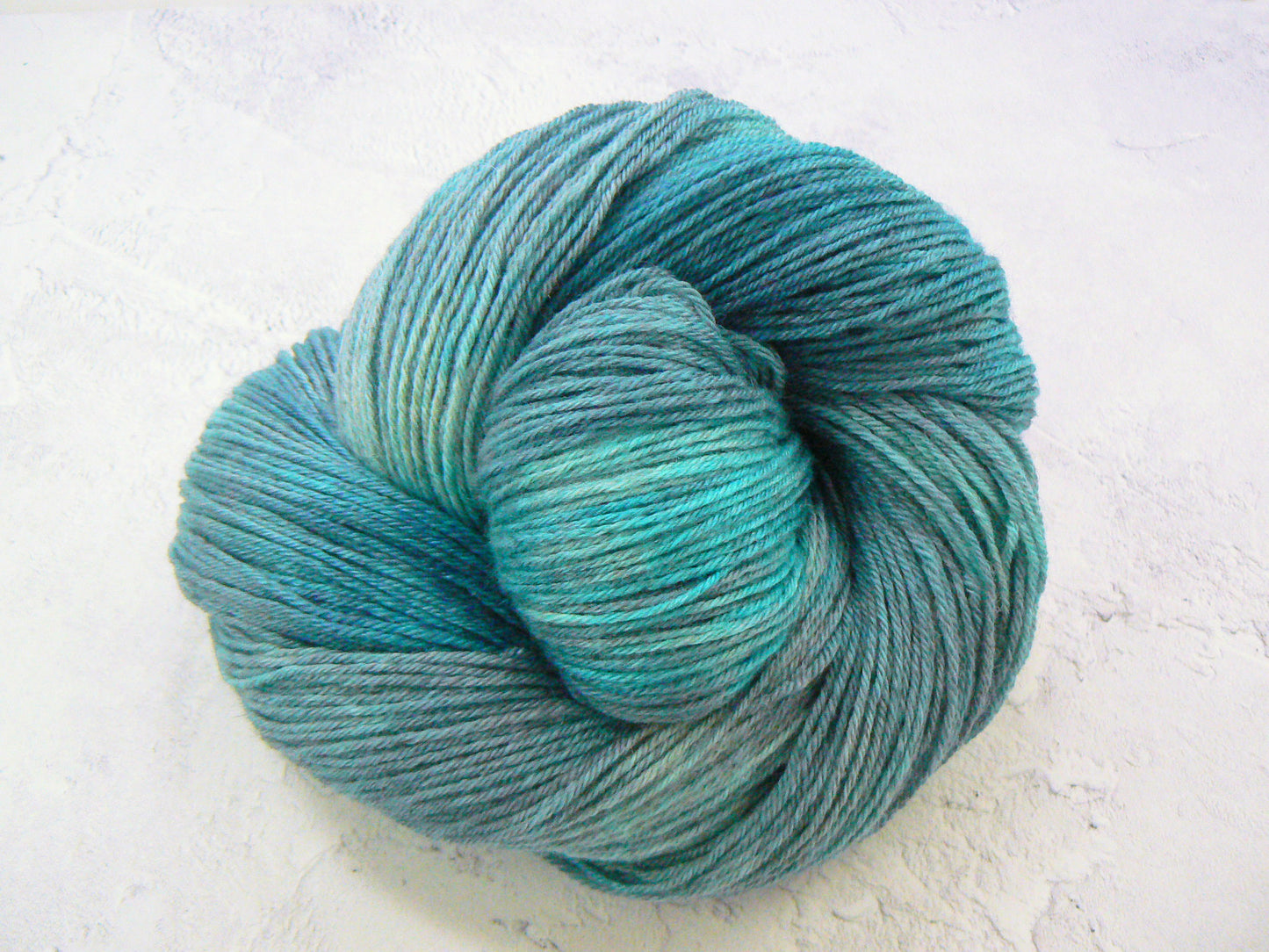 Turquoise Shadows, Poldale Silk 4-ply (PWS)