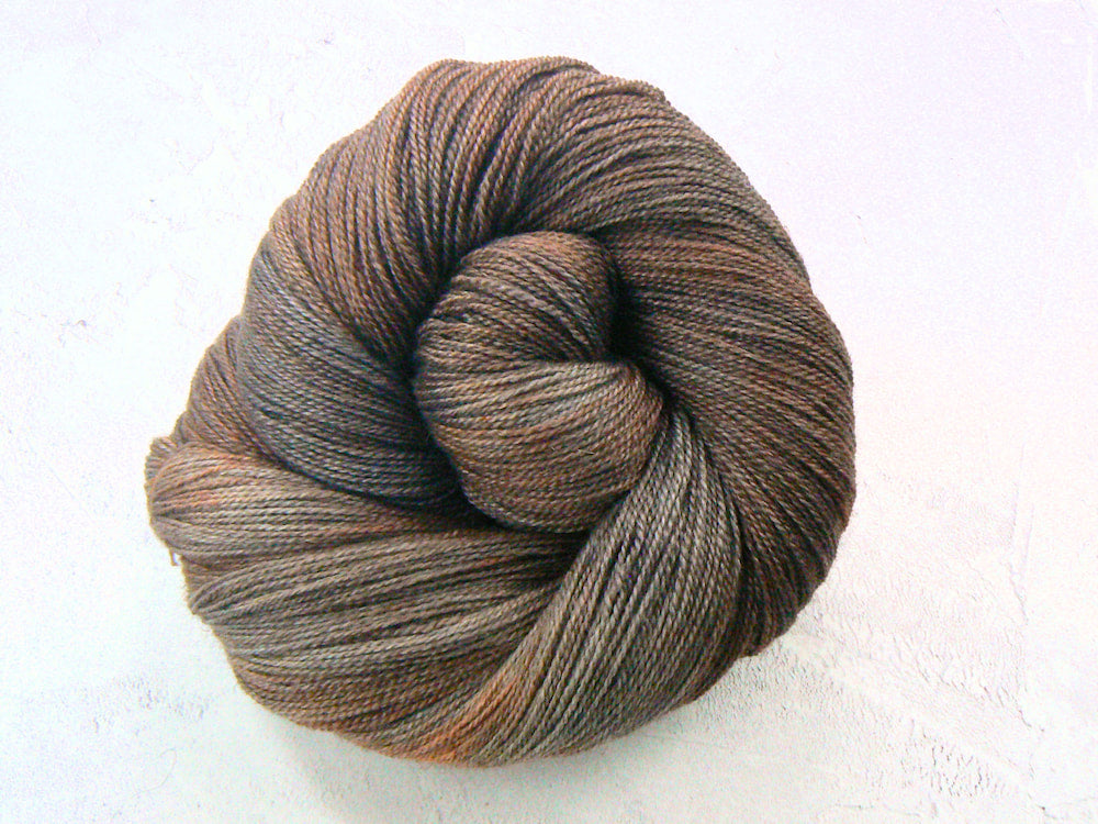 Bitter Chocolate Truffle, Merino Silk Yak Lace (MYL)