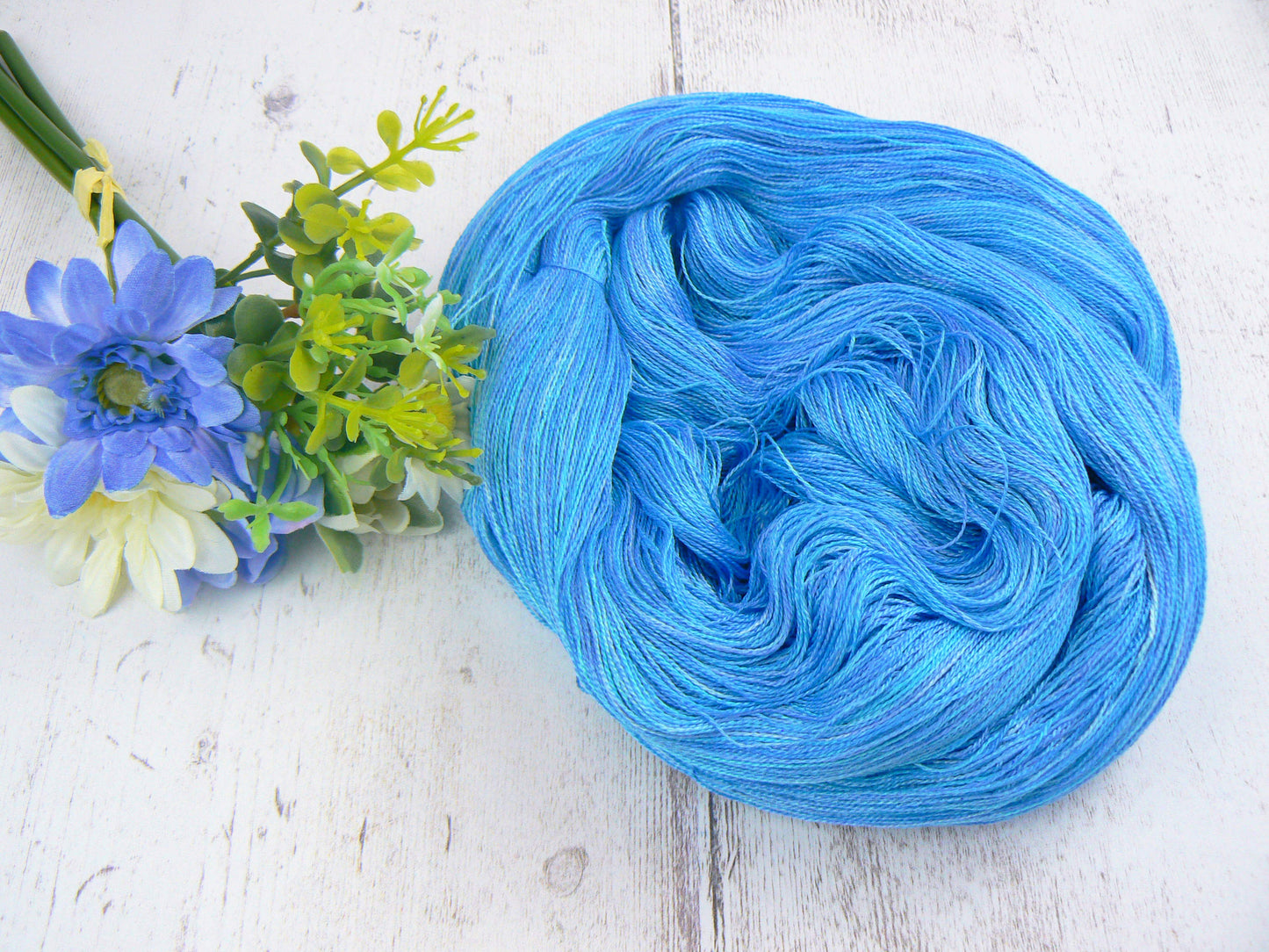Riviera Sky, Fine Spun Silk Lace (SLL)