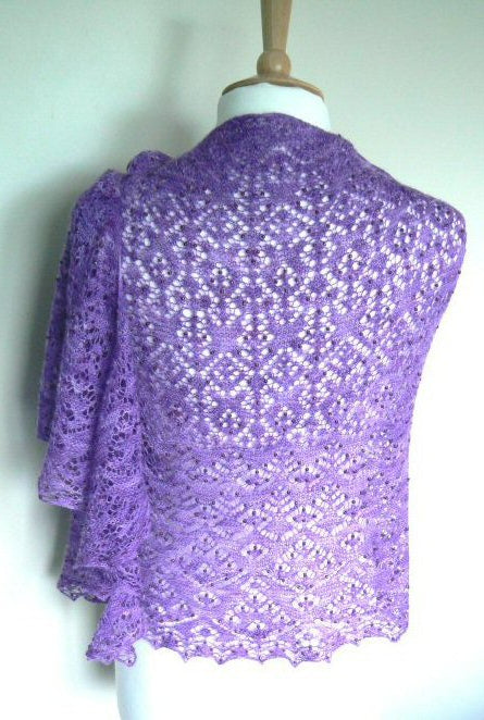 Eilidh Shawl Kit - Merino Silk Fine Lace