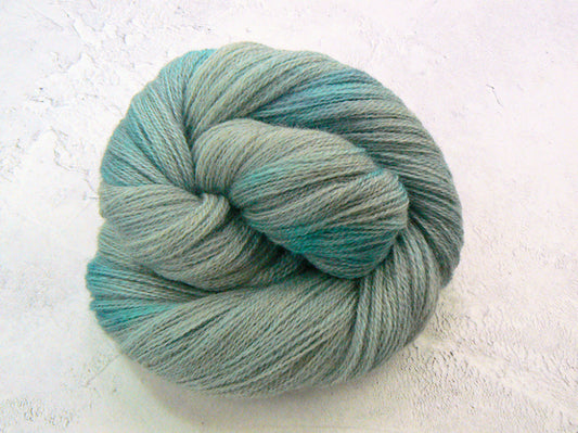 Turquoise Tones, Falklands Cormo Wool Lace