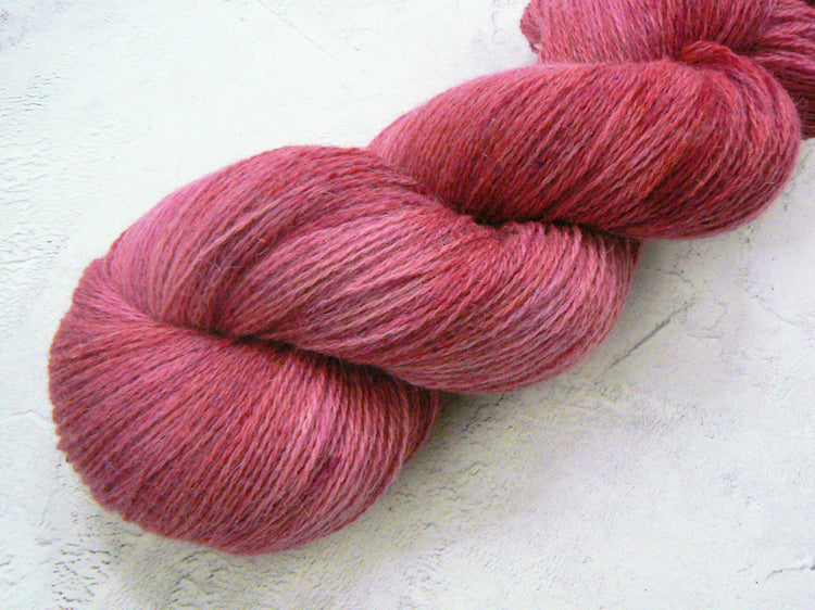 Pink Carnations, Lambswool Alpaca Lace (LAL)