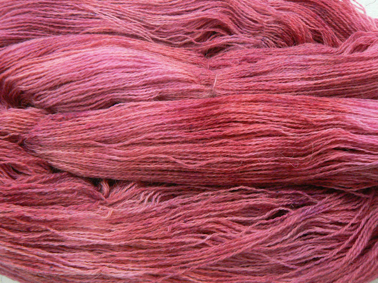 Pink Carnations, Lambswool Alpaca Lace (LAL)