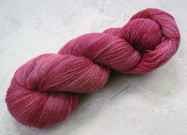 Pink Carnations, Lambswool Alpaca Lace (LAL)