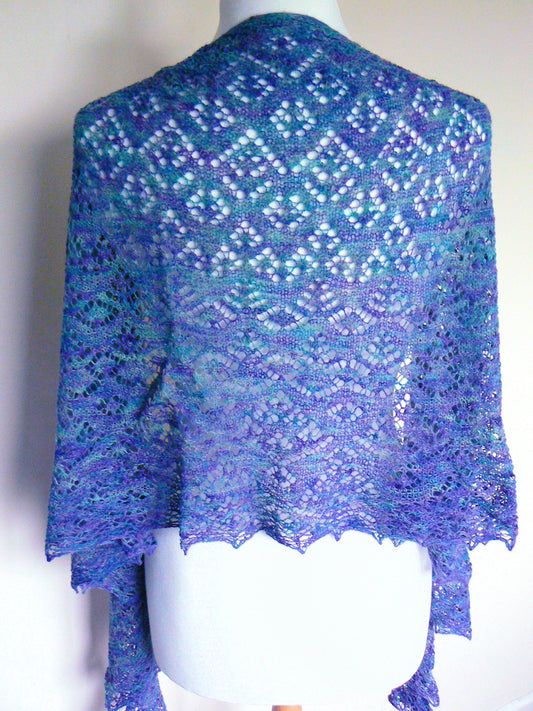 Eilidh Shawl Kit - Alpaca Silk Cashmere Lace