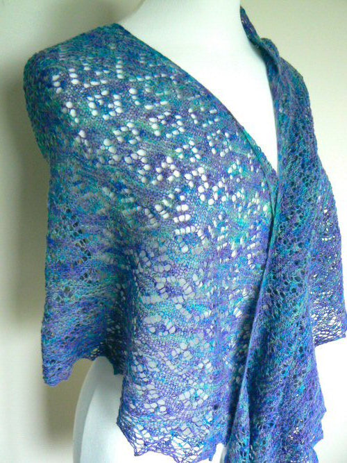 Eilidh Shawl Kit - Alpaca Silk Cashmere Lace