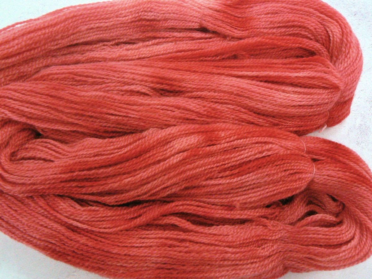 Perfectly Poppy, Blue Faced Leicester 4-ply