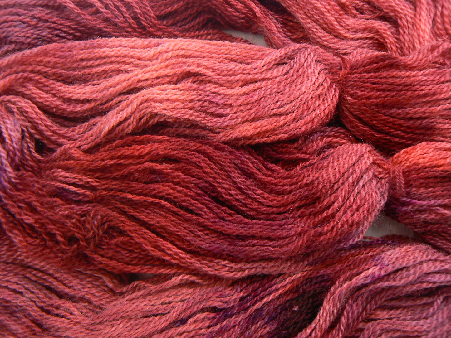 NEW COLOURWAY: Rose in Burgundy, Blue Faced Leicester Mohair 4-ply (MFS)