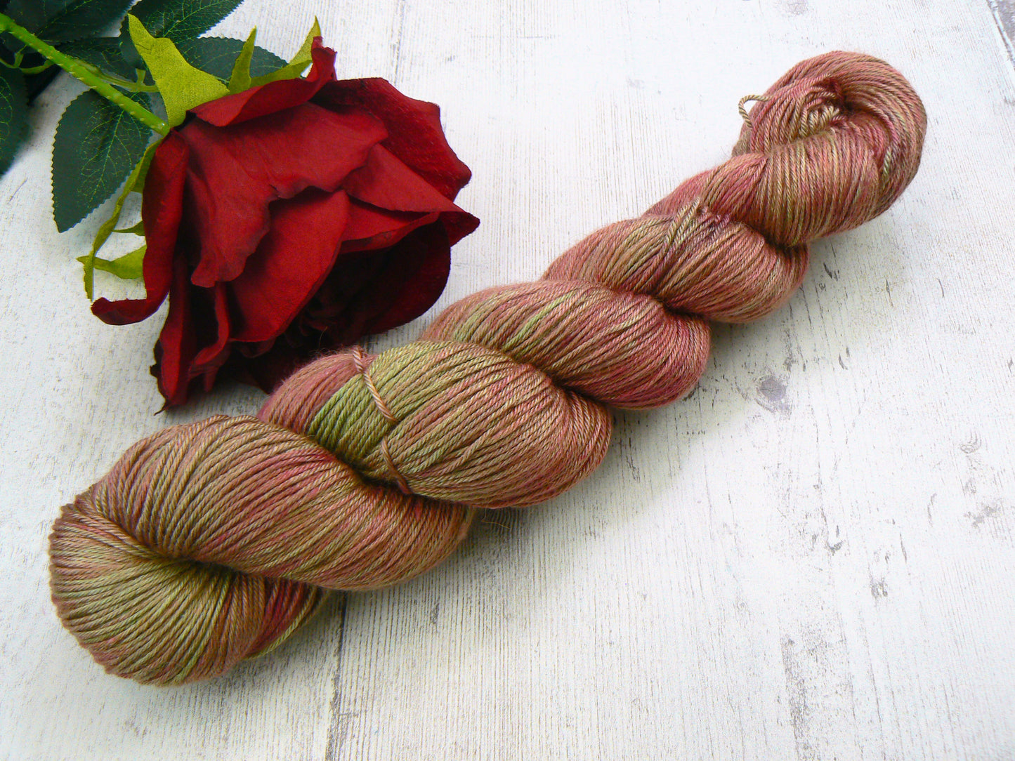 Red Squirrels in the Woods, Baby Camel Silk 4-ply