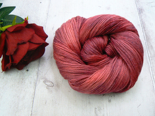 Rose in Clover, Baby Alpaca Silk 4-ply