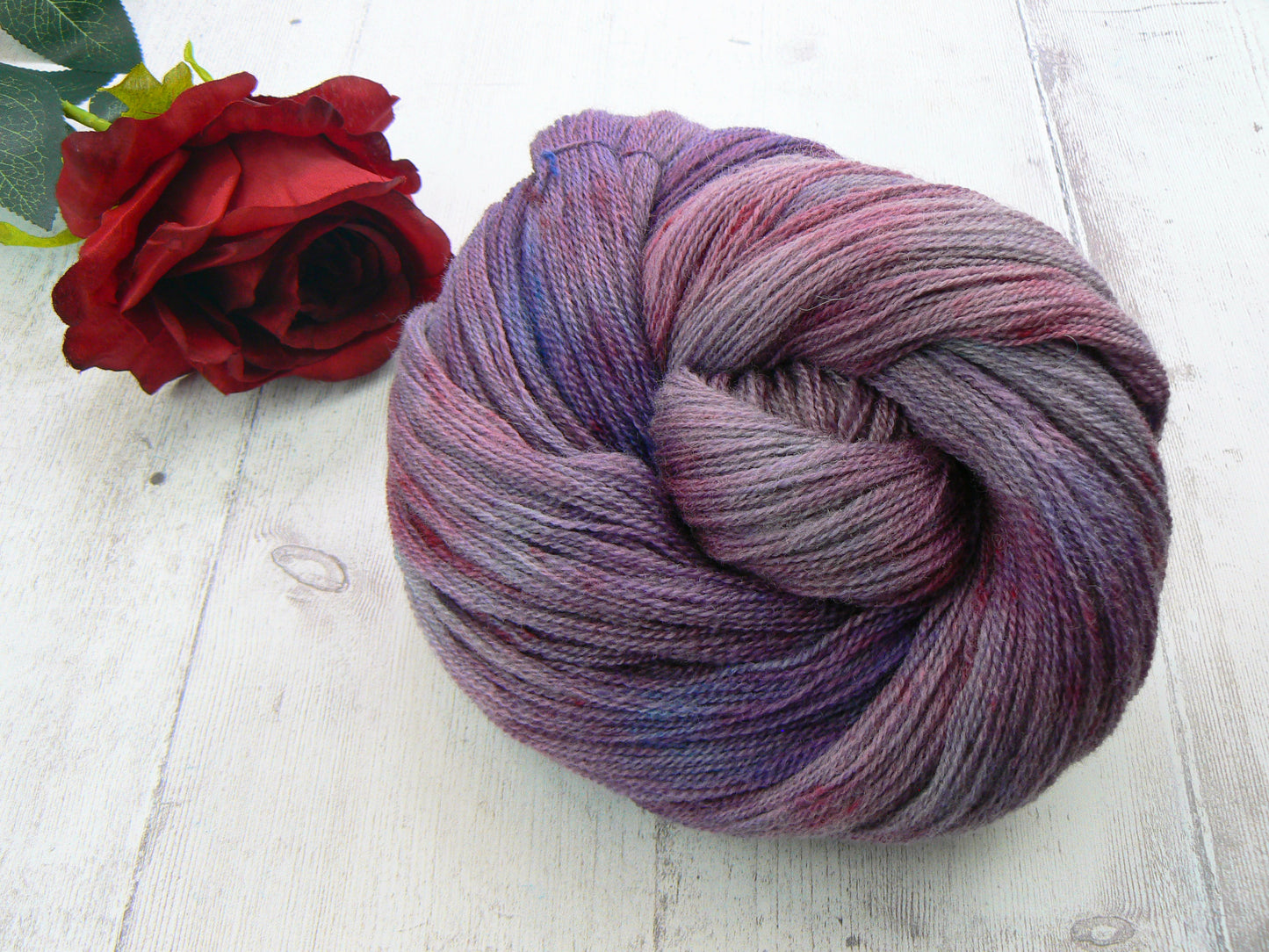 NEW COLOURWAY: Berry Brunch, Falklands Cormo Wool Lace