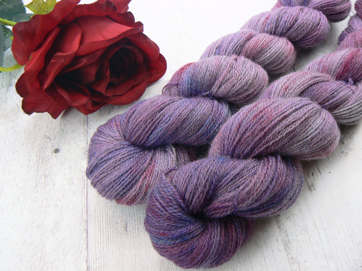 NEW COLOURWAY: Berry Brunch, Falklands Cormo Wool Lace
