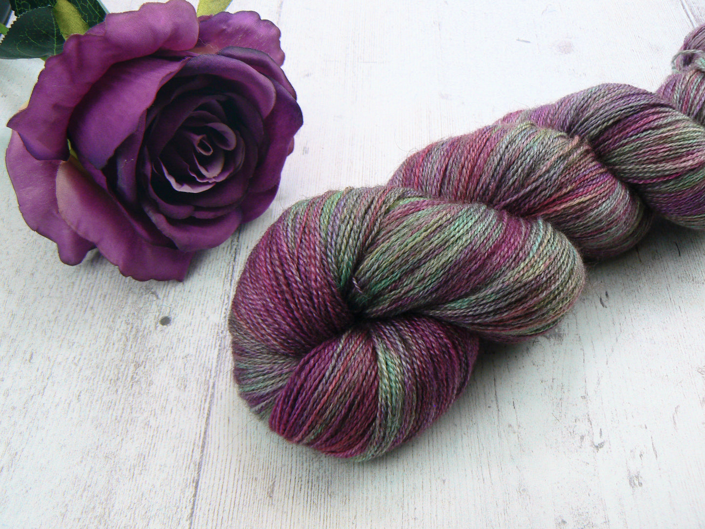 Spring in the Glen, Merino Silk Yak Lace