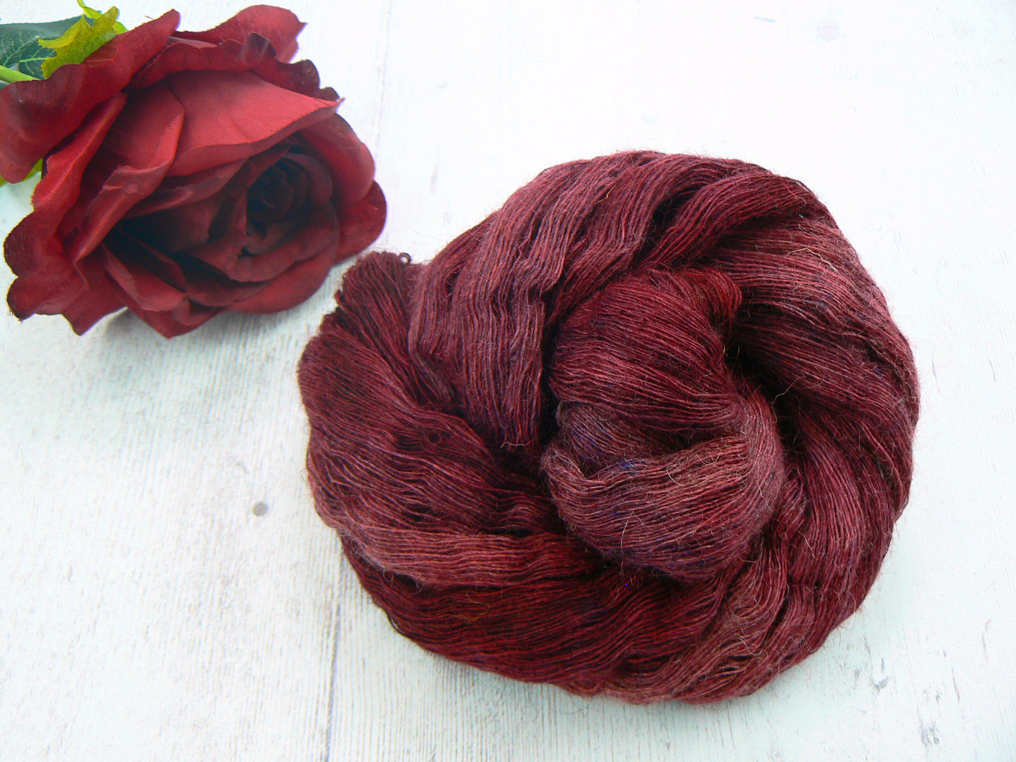 Clover in Shadow, Shetland Cobweb Lace