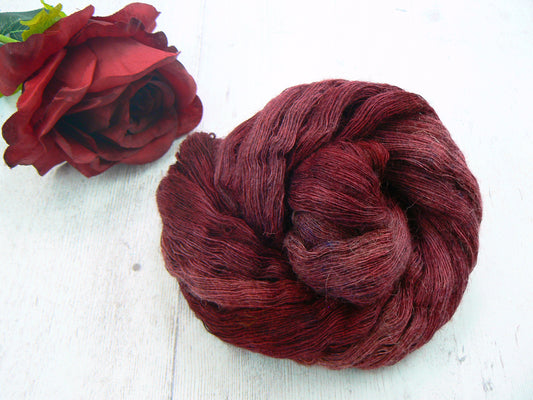 Clover in Shadow, Shetland Cobweb Lace