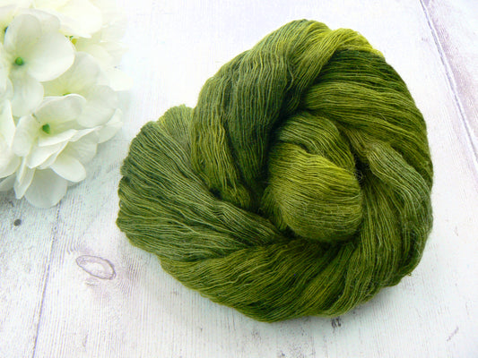 Rich Moss Green, Shetland Cobweb Lace