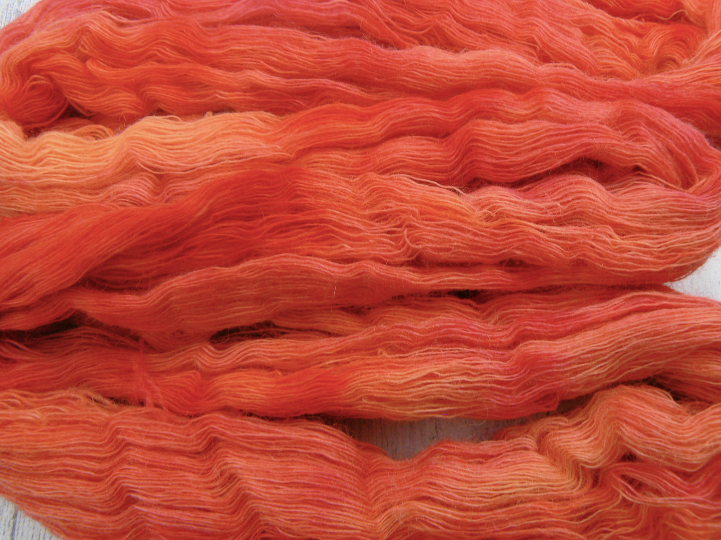 Peach Sorbet, Shetland Cobweb Lace