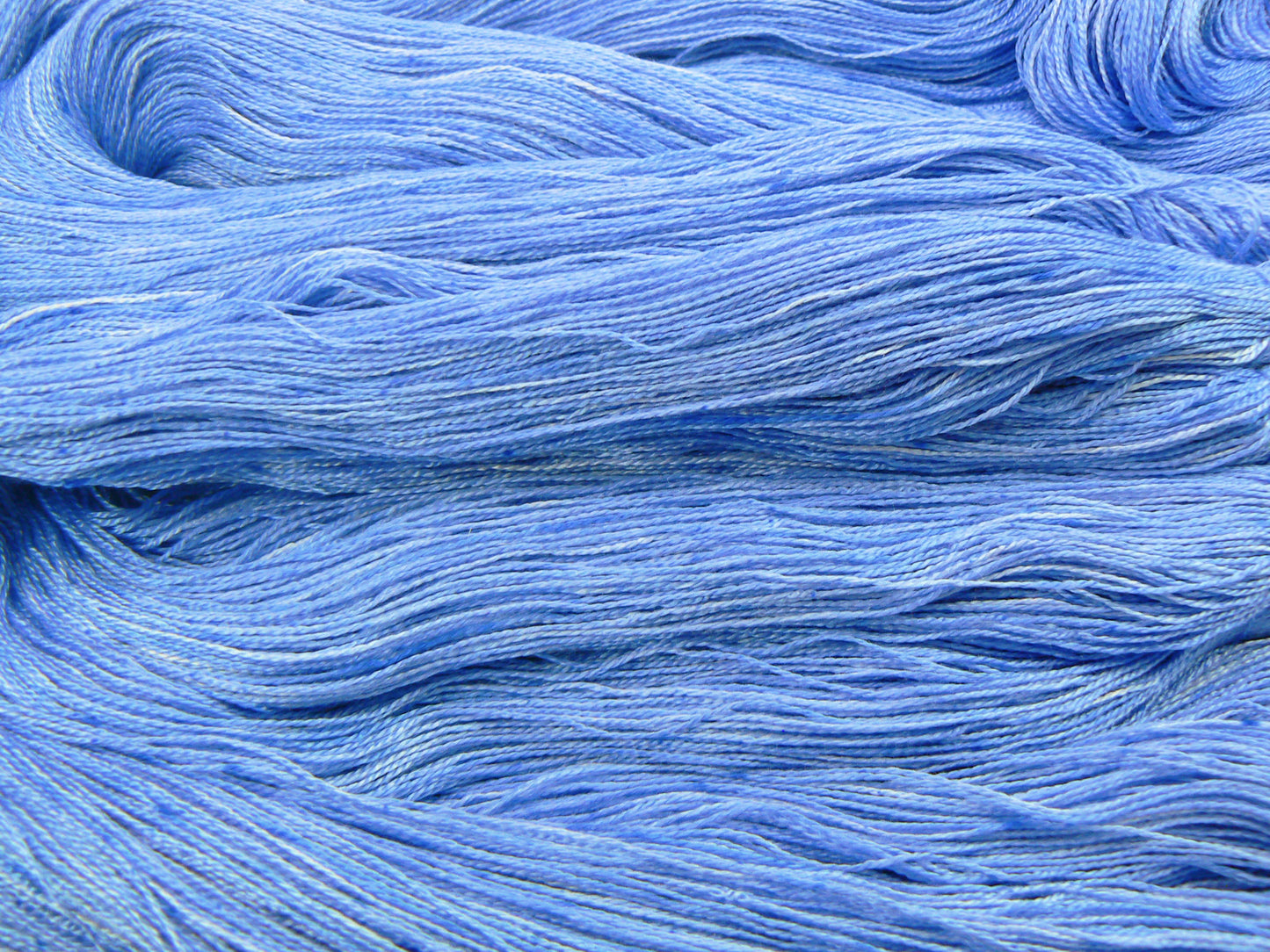 NEW COLOURWAY: Sapphires in a Sulk, Fine Spun Silk Lace