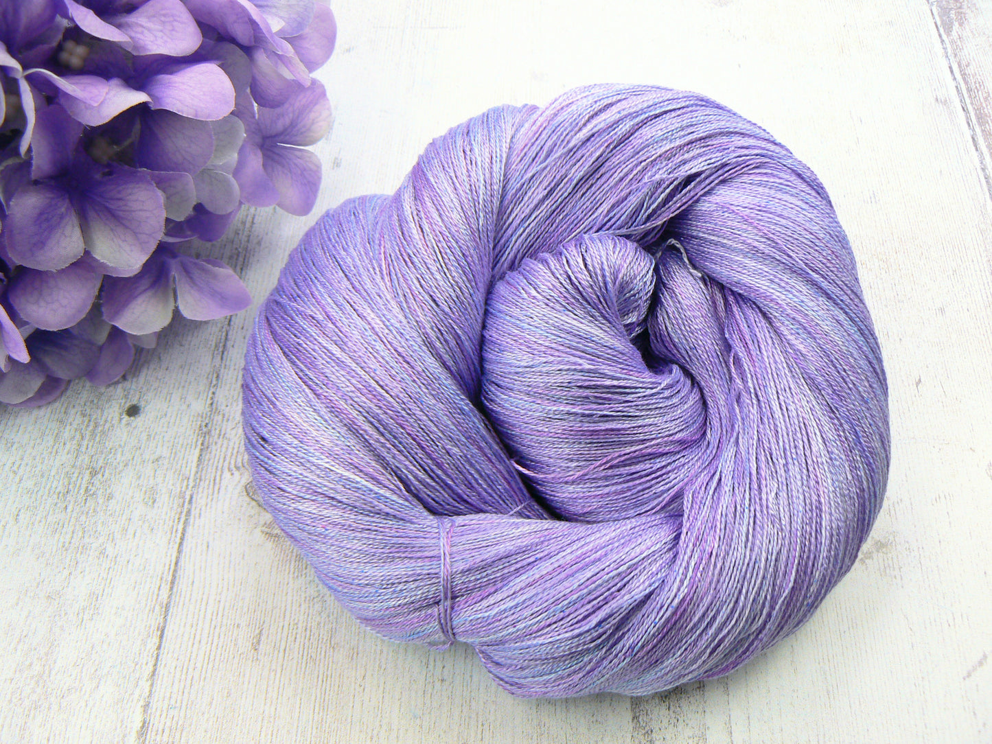 NEW COLOURWAY: Lavender Fizz, Fine Spun Silk Lace