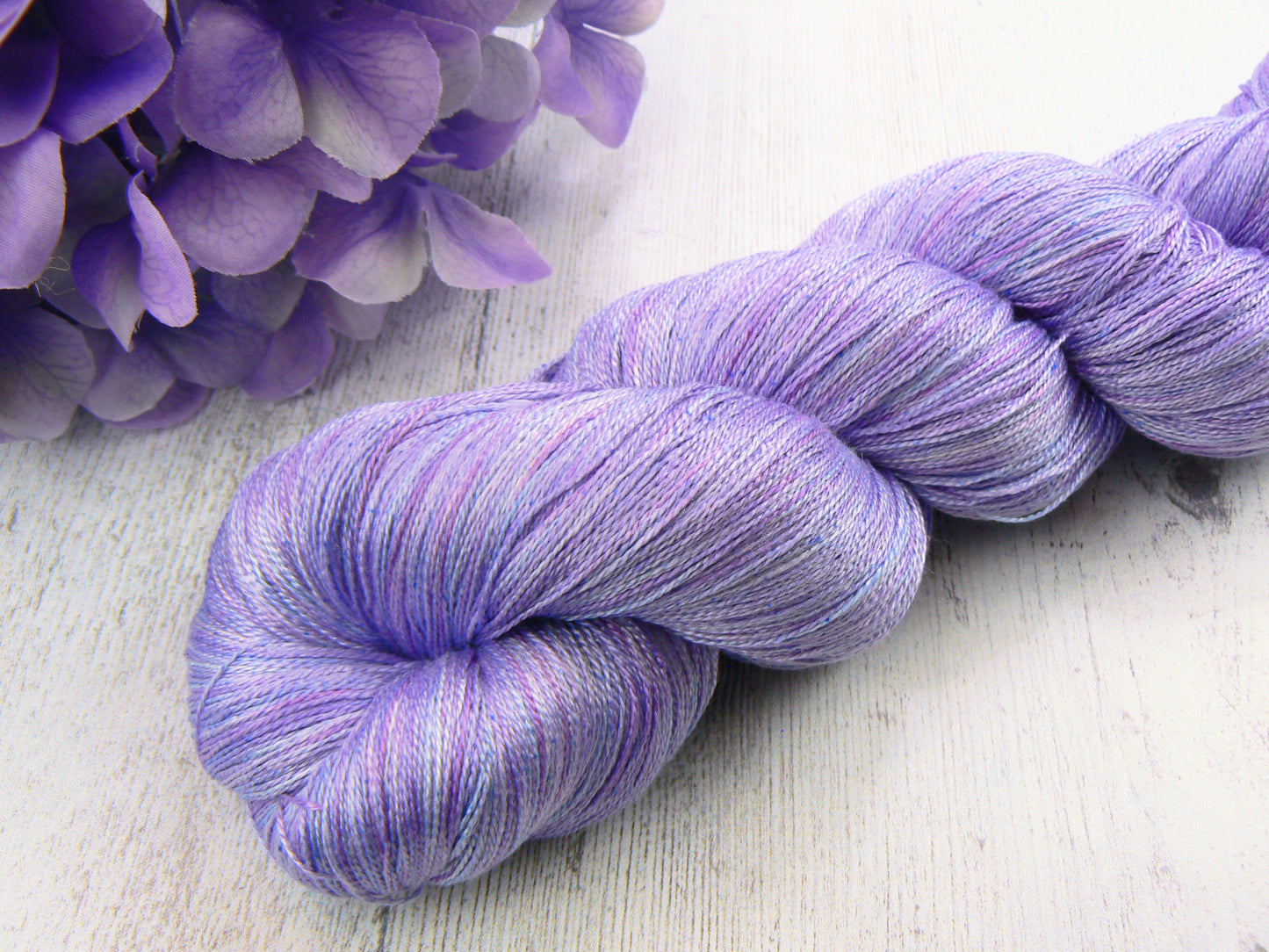 NEW COLOURWAY: Lavender Fizz, Fine Spun Silk Lace