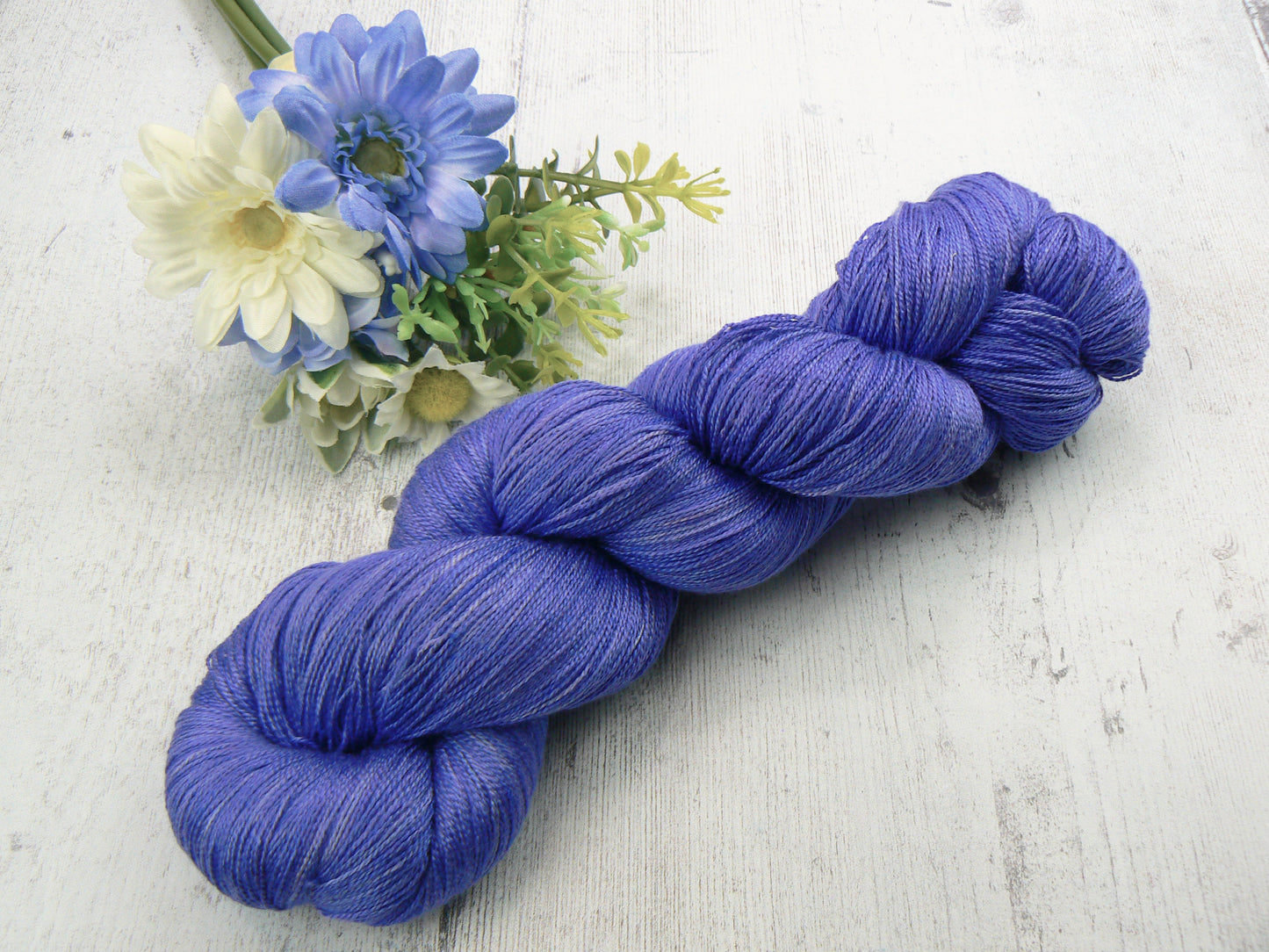 Blue is the Night, Spun Silk Lace